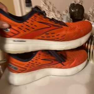 Brooks Men's Vibrant Orange Athletic Shoes